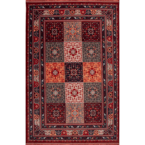 Muratap Artline sultan oosters vloerkleed vintage handgeknoopte wol look- 80x300 cm - Image 4