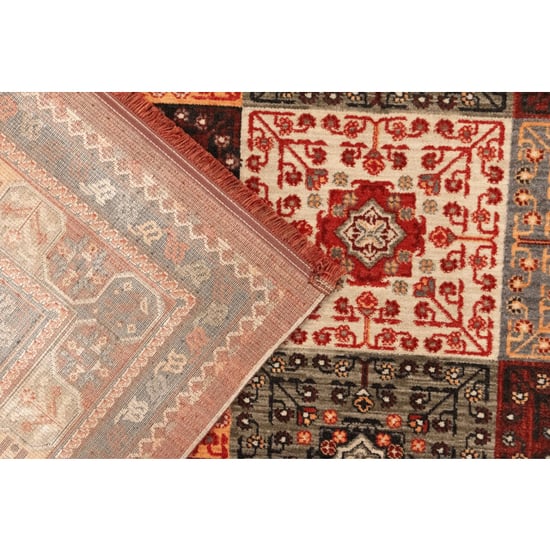 Muratap Artline sultan oosters vloerkleed vintage handgeknoopte wol look- 80x300 cm - Image 5