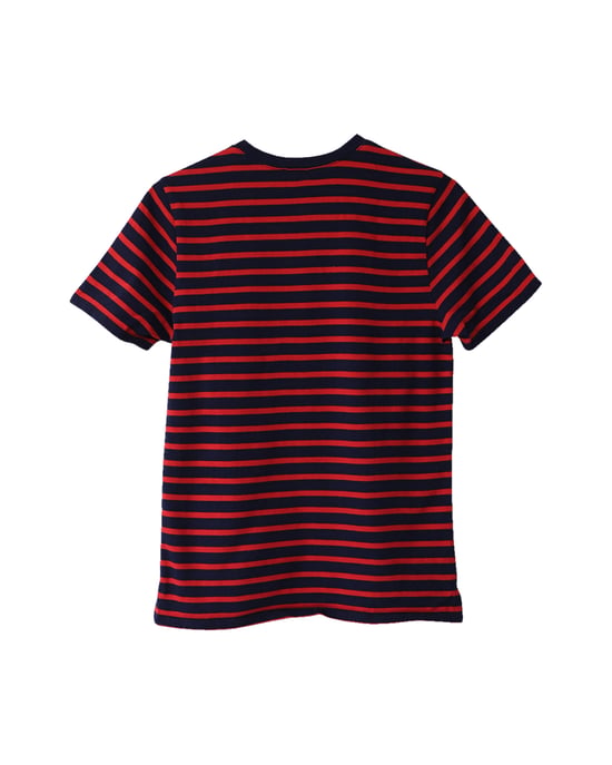 A.P.C. Randig T-shirt i röd bomull - Image 2