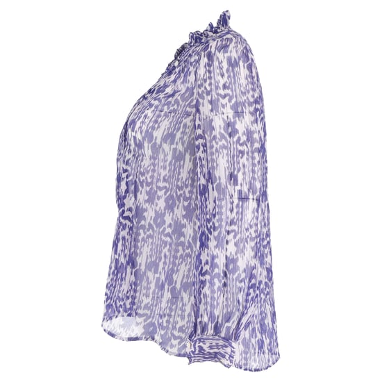 Étoile Isabel Marant Printed Blouse in Blue Silk - Image 2