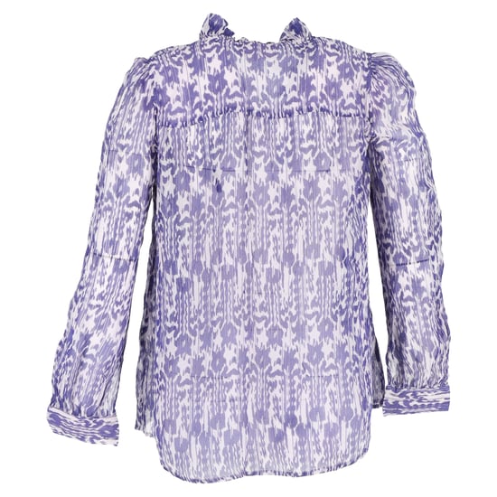 Étoile Isabel Marant Printed Blouse in Blue Silk - Image 3