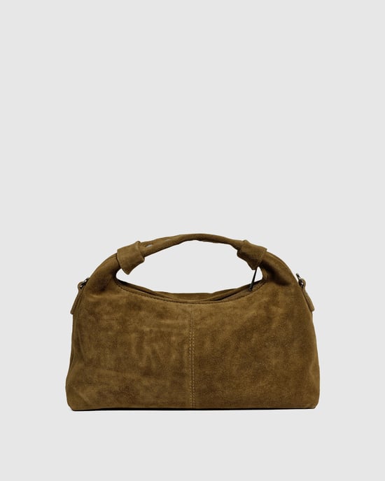 Dandy Rivet Suede Dusty Olive Tas - Image 3