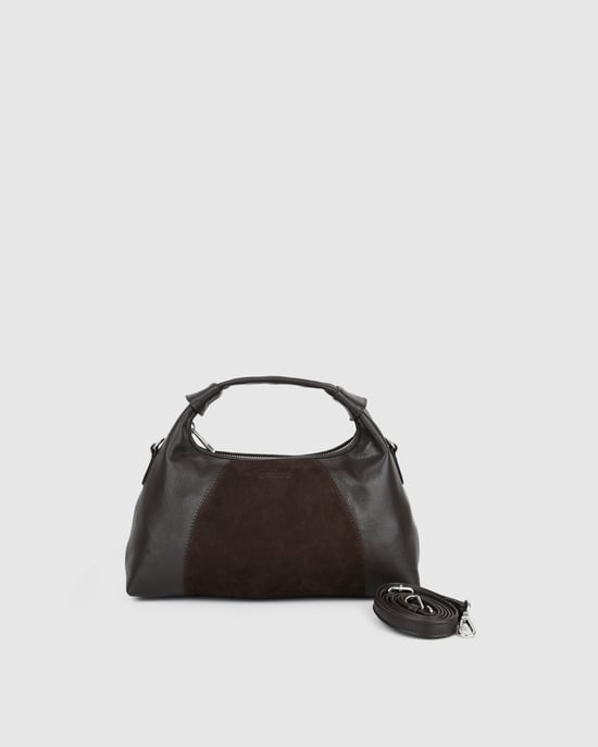 Dandy Nubuck Donkerbruin Tas - Image 2