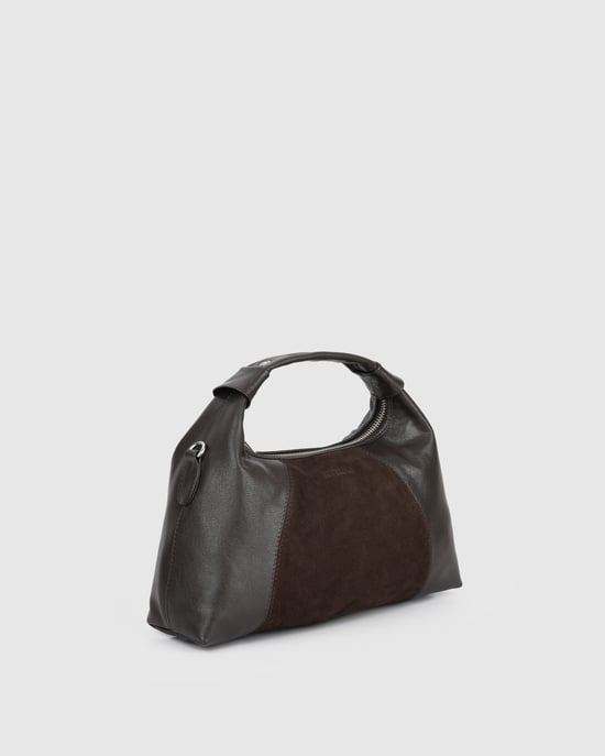 Dandy Nubuck Donkerbruin Tas - Image 3