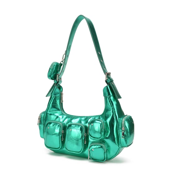 Sally Pocket Recycled Cool Green Tas - Image 2