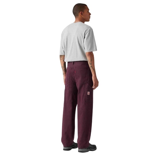 Levis Heren Denim Carpenter Middenhoog Jeans (Diep Bordeaux) - Image 2