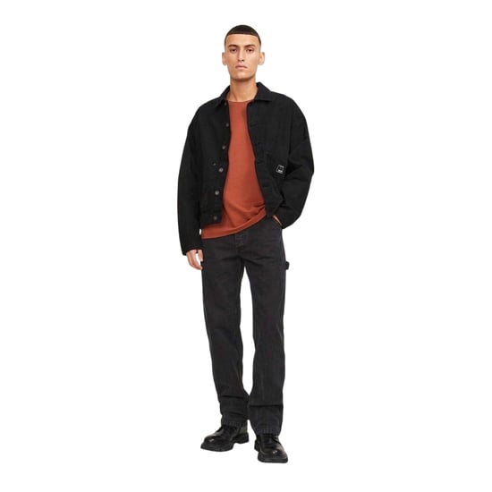 Jack And Jones Eddie Carpenter-jeans voor heren met een relaxte pasvorm (Zwart) - Image 4