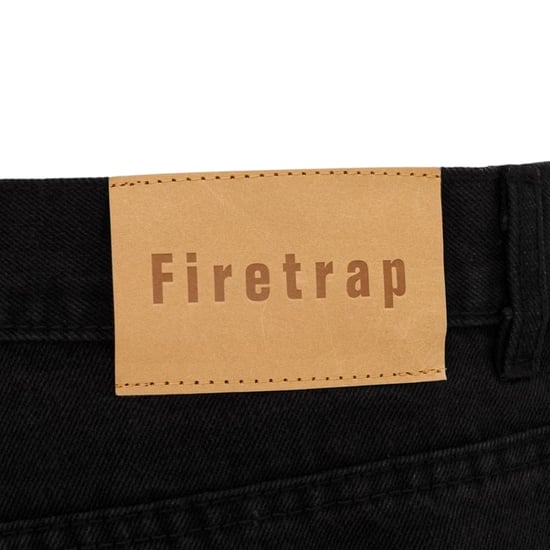 Firetrap Mens Denim Jeans (Black) - Image 4