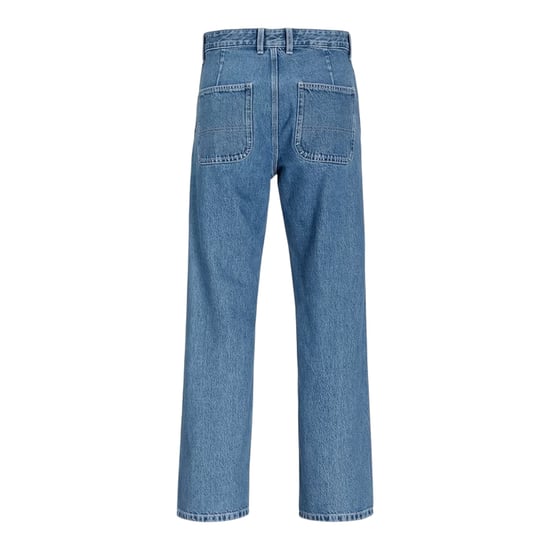 Jack And Jones Eddie Worker-jeans voor heren met een relaxte pasvorm (Blauwe Denim) - Image 2