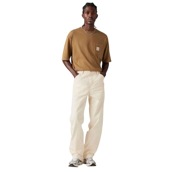 Levis Heren Denim Timmerman Middelhoge Jeans (Ecru) - Image 3