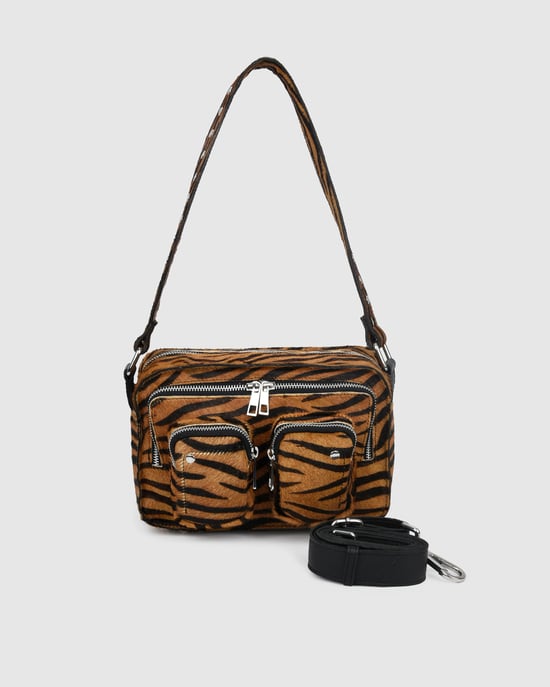 Ellie Stripes Deluxe Donkerbruin Tas - Image 2
