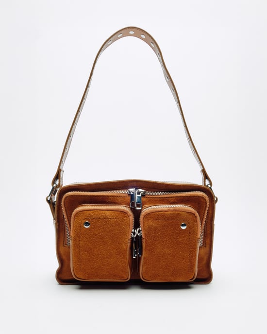 Ellie Suede Pecan Brown Tas - Image 2