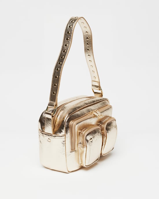 Ellie Recycled Cool Light Gold Tas - Image 2