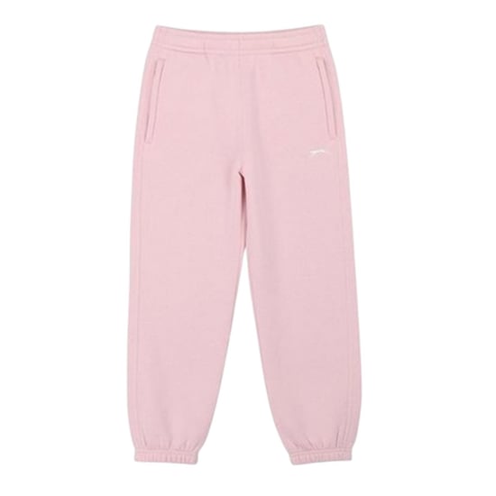 Slazenger Effen joggingbroeken van fleece voor kinderen (Zacht Roze) - Image 1