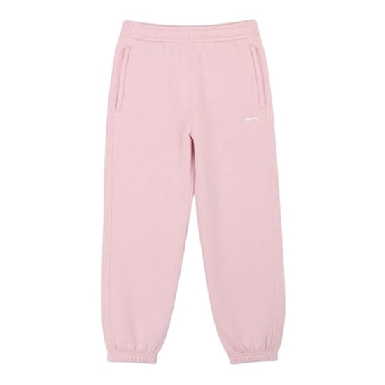 Slazenger Effen joggingbroeken van fleece voor kinderen (Zacht Roze) - Image 2