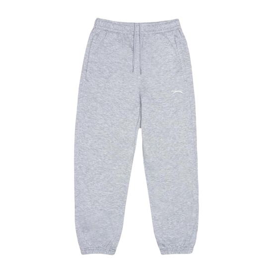 Slazenger Effen joggingbroeken van fleece voor kinderen (Grijze Mergel) - Image 1