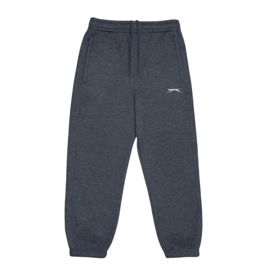 Slazenger Effen joggingbroeken van fleece voor kinderen (Houtskool mergel) - Image 1
