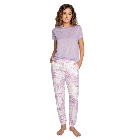 PJ Salvage Dames Leopards Joggingbroek (Off White) - Image 3