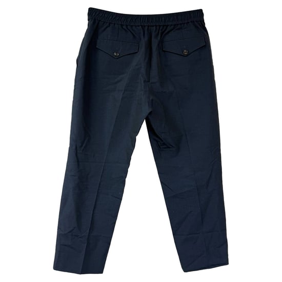 Gucci broek met trekkoord in marineblauw katoen - Image 2