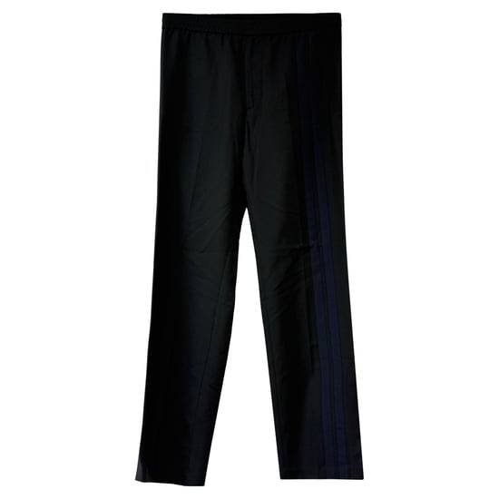 Valentino Garavani Side Stripe Track Pants in Black Polyester - Image 1