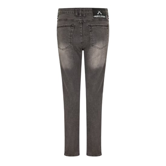 Criminal Damage SOS Ripped Skinny Jeans voor dames (Grijs) - Image 2
