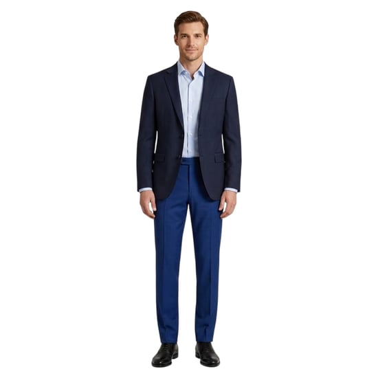 Boss H-Genius Pantalons Straight Chino (Blauw) - Image 1