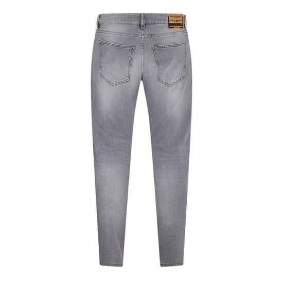 Diesel Mens Denim 5 Pockets Straight Leg Jeans (Grey) - Image 2