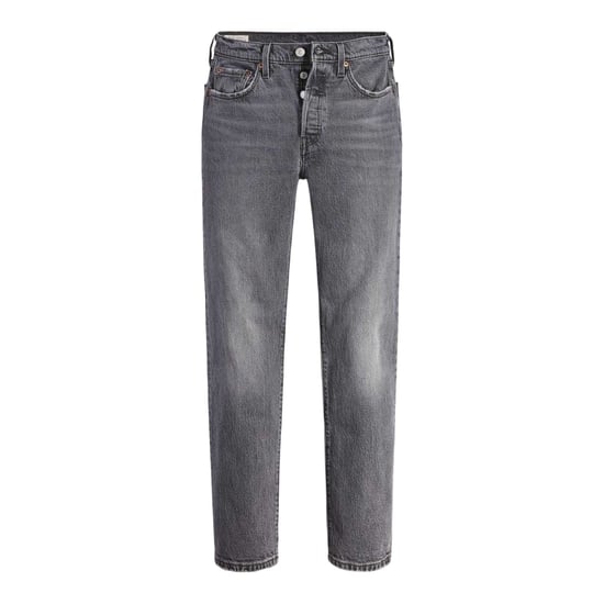 Levis 501 Original-jeans med raka ben för kvinnor/damer (Grått) - Image 1