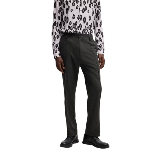 Hugo Heren Tapered Broek (Grijs) - Image 3