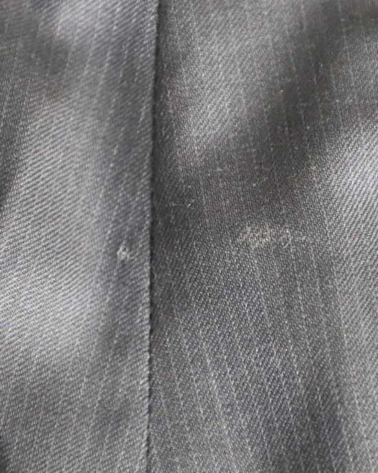 Kenzo Pin Stripe Tailored Trousers in Gray Wool - Image 3
