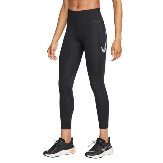 Nike Dames/Dames Logo Legging (Zwart) - Image 1
