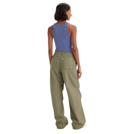 Levis Parachutebroek met wijde pijpen voor dames (Diep witgroen) - Image 2