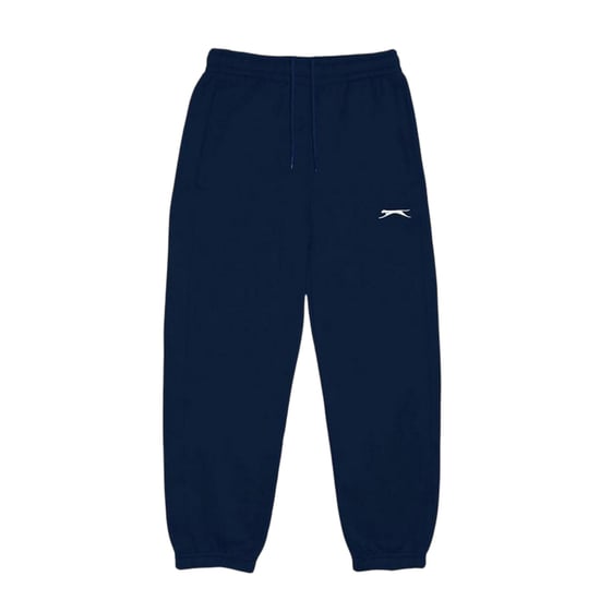 Slazenger Effen joggingbroeken van fleece voor kinderen (Marine) - Image 1