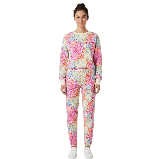 PJ Salvage Joggingbroeken voor dames in aquarelkleuren (Veelkleurig) - Image 4