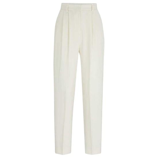 Boss Womens/Ladies Tefike Trousers (White) - Image 1