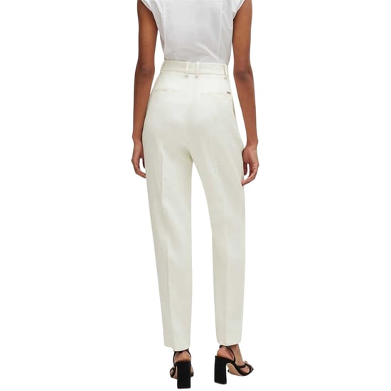 Boss Womens/Ladies Tefike Trousers (White) - Image 2