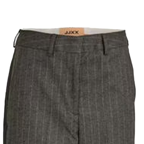 JJXX Dam Pinstripe Rak Byxa (Grå Melange) - Image 3