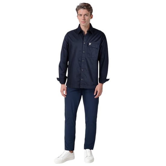 Lyle & Scott Heren Slim Broek (Donkere marine) - Image 1