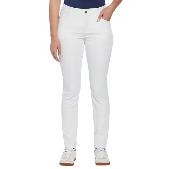 Original Penguin Dames Veronica Slim Golfbroek (Heldere Wit) - Image 1