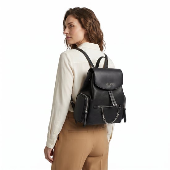 Dames Jet Set Medium Grain Leren Rugtas 35F1STTB6L - Image 3