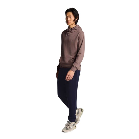Lyle & Scott Herr Fleece Logotryck Sweatpants (Mörk Marin) - Image 2
