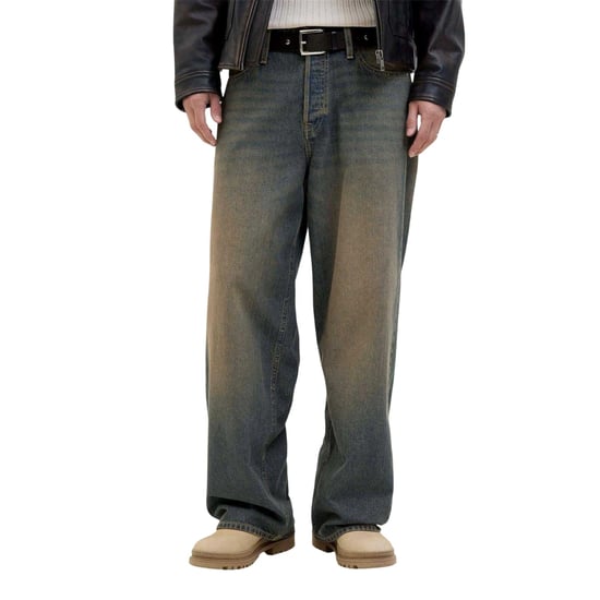 Jack And Jones Mens 083 Denim Fade Skinny Jeans (Blue Denim) - Image 3