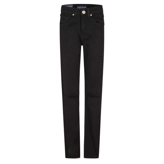 Criminal Damage Mens SOS Ripped Skinny Jeans (Black) - Image 1