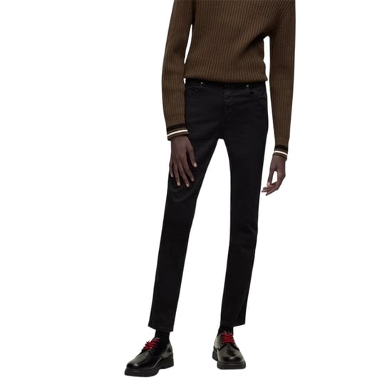 Hugo Boss Skinny-jeans van katoenen denim voor heren (Zwart) - Image 3