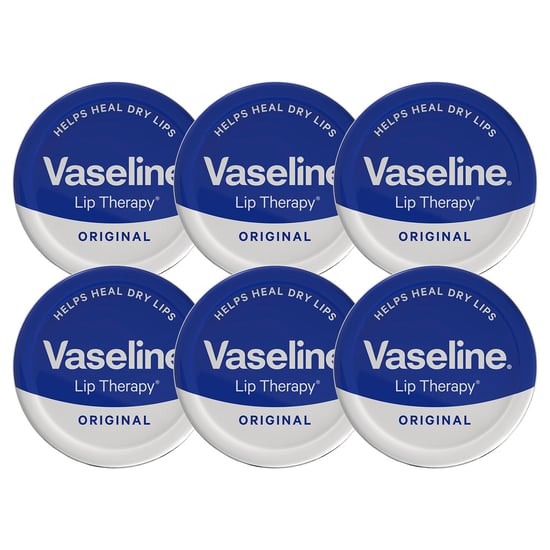 Vaseline Lip Therapy Petroleum Jelly, Original 20gm Hydrating Lip Balm, 6 Pack - Image 1