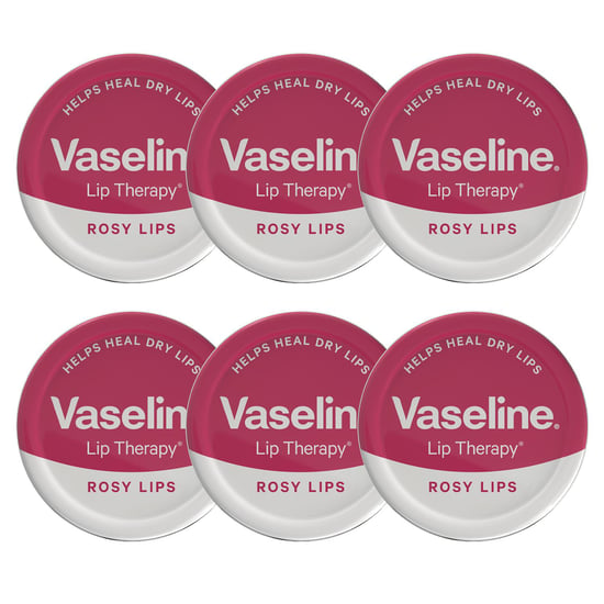 Vaseline Lip Therapy Rosy Lips 20gm Petroleum Jelly Tinted Lip Balm, 6 Pack - Image 1