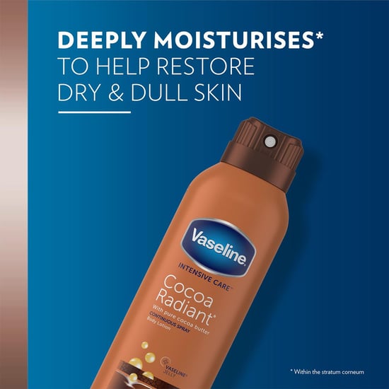 Vaseline Intensive Care Cocoa Radiant Spray Body Moisturiser 190ml 9 Pack - Image 4