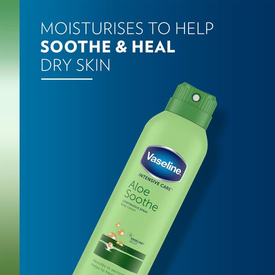 Vaseline Intensive Care Spray Moisturiser, Aloe Soothe, 6 Pack, 190ml - Image 3