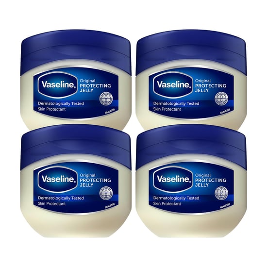 Vaseline Petroleum Jelly Original Skin Protectant Sensitive Skin 100ml, 4 Pack - Image 1