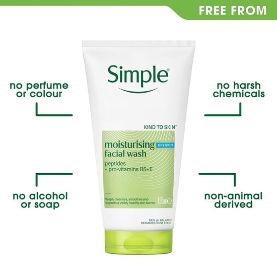 Simple Face Wash & Light Moisturiser 125ml 3-Pack Bundle - Image 3